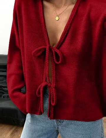 Cardigan SHEIN, rosu