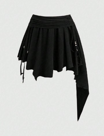 Fusta SHEIN CURVE, negru