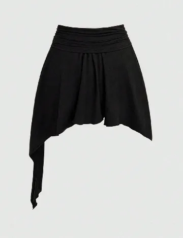 Fusta SHEIN CURVE, negru