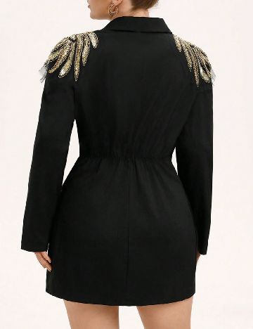 Rochie scurta SHEIN CURVE, negru