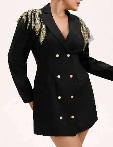 Rochie scurta SHEIN CURVE, negru