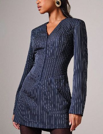 Rochie scurta Cosmina, bleumarin