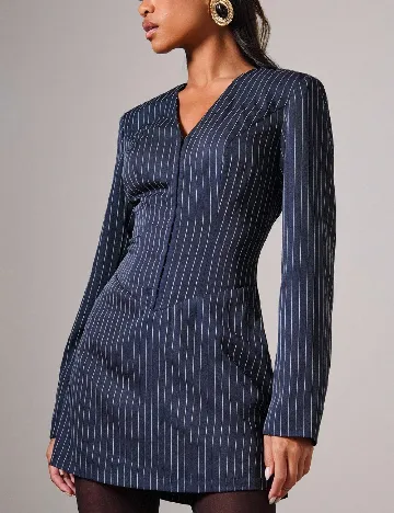 Rochie scurta Cosmina, bleumarin