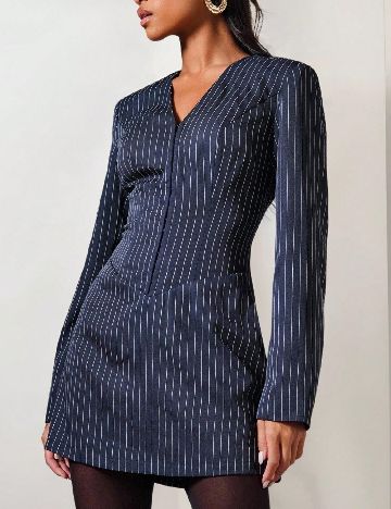 Rochie scurta Cosmina, bleumarin