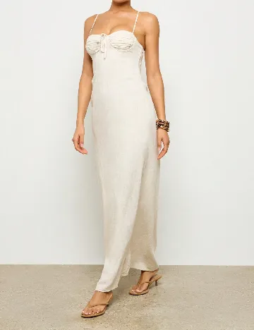 Rochie lunga AiiRZ, bej