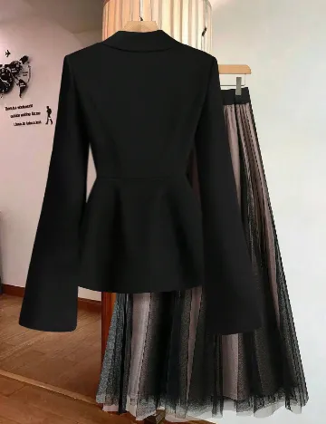 Compleu SHEIN CURVE, negru