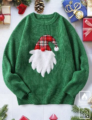 Pulover SHEIN, verde