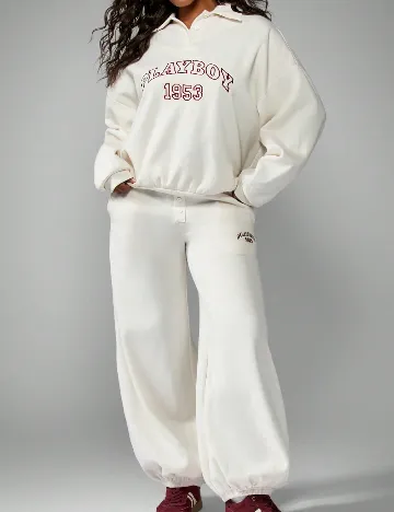 Pantaloni Missguided, ecru