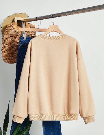 Bluza SHEIN CURVE, maro