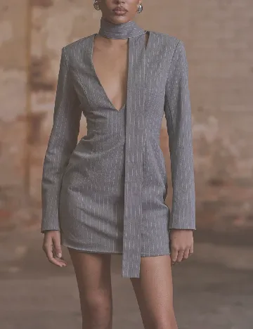 Rochie scurta Musera, gri