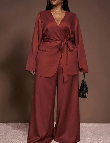 Compleu SHEIN CURVE, caramiziu