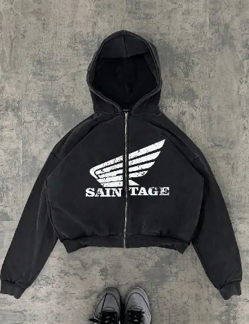 Hanorac SHEIN, gri inchis