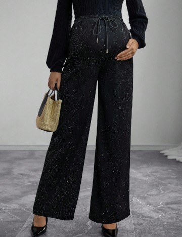 Lant pentru pantaloni SHEIN Maternity, negru