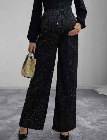 Lant pentru pantaloni SHEIN Maternity, negru