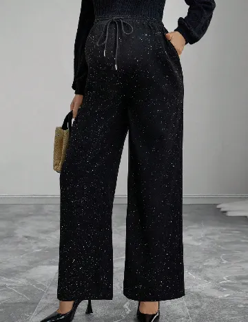 Lant pentru pantaloni SHEIN Maternity, negru