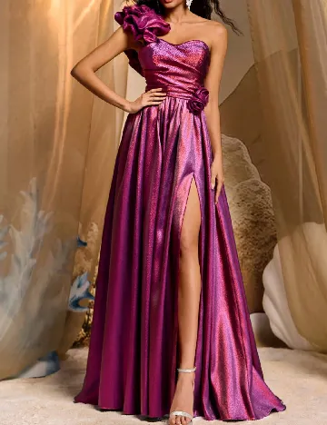 Rochie lunga SHEIN, magenta