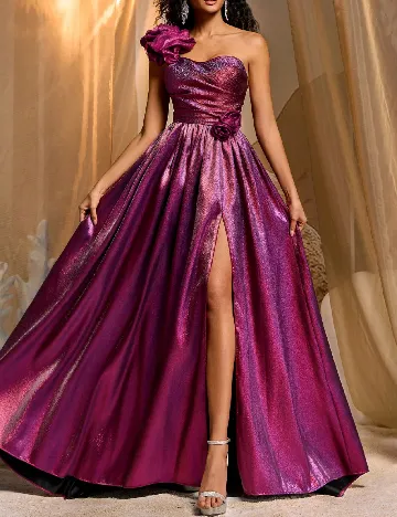 Rochie lunga SHEIN, magenta