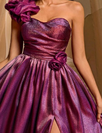 Rochie lunga SHEIN, magenta