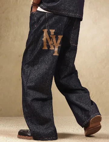 Blugi SUMWON, bleumarin inchis