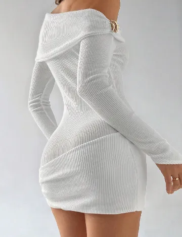 Rochie scurta SHEIN, alb