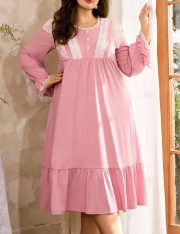 Rochie de noapte SHEIN CURVE, roz