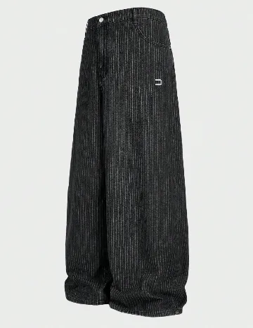 Pantaloni SHEIN Plus Size Men, gri inchis