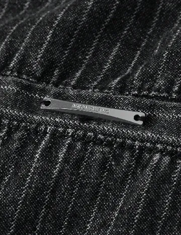 Pantaloni SHEIN Plus Size Men, gri inchis