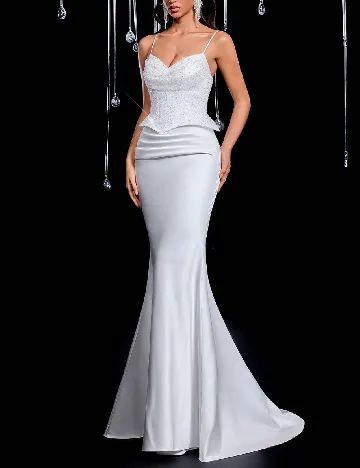 Rochie lunga SHEIN, alb