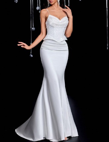 Rochie lunga SHEIN, alb