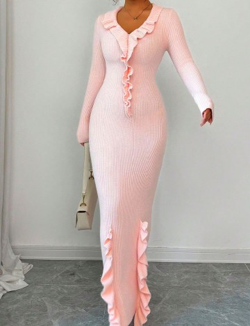 Rochie lunga SHEIN, roz