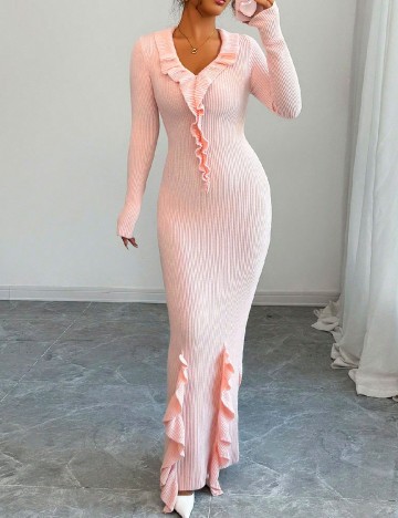 Rochie lunga SHEIN, roz
