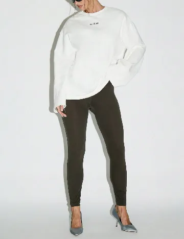 Bluza Oversize KIZN, alb