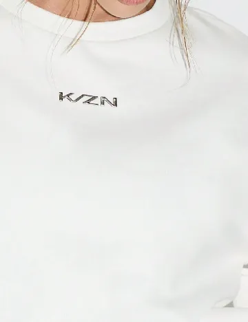 Bluza Oversize KIZN, alb