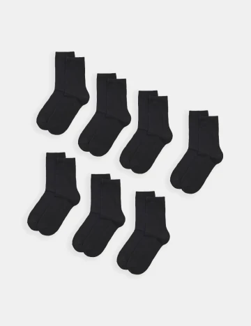 Set sosete 7 perechi Sinsay, negru