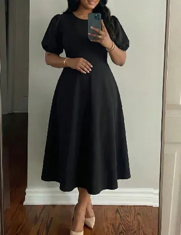 Rochie lunga SHEIN CURVE, negru