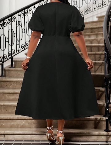 Rochie lunga SHEIN CURVE, negru