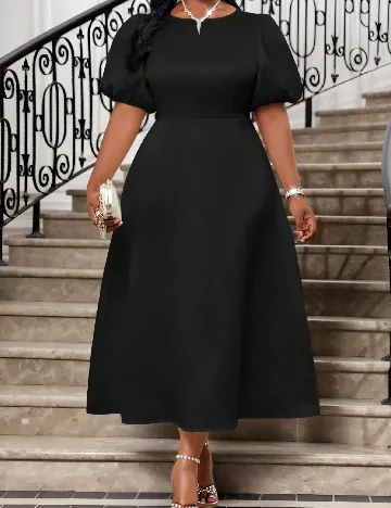 Rochie lunga SHEIN CURVE, negru