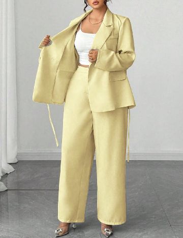 Compleu SHEIN CURVE, galben