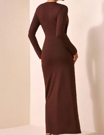 Rochie lunga SHEIN, maro