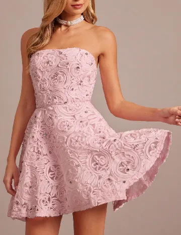 Rochie scurta SHEIN, roz