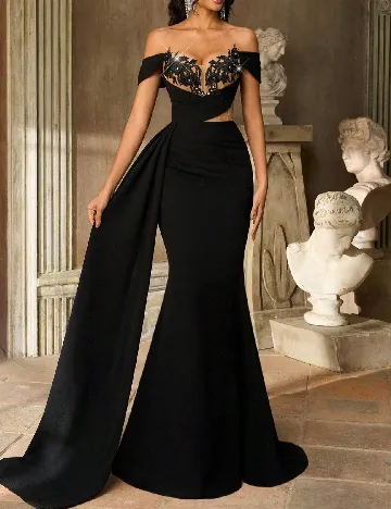 Rochie lunga SHEIN, negru