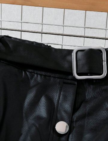 Fusta SHEIN CURVE, negru