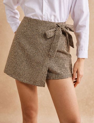 Fusta pantalon SHEIN, maro