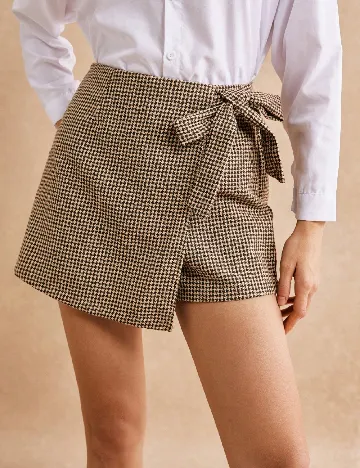 Fusta pantalon SHEIN, maro