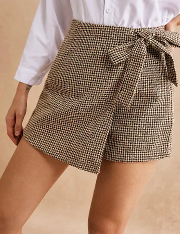 Fusta pantalon SHEIN, maro