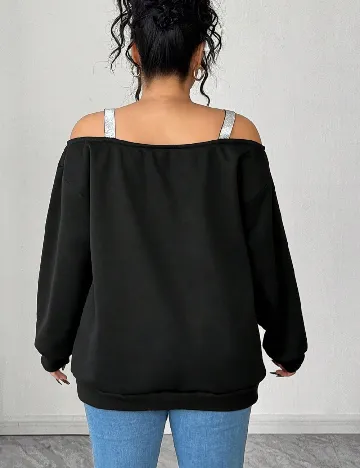 Bluza SHEIN CURVE, negru