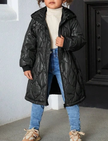 Geaca Shein Kids, negru