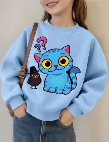 Bluza Shein Kids, albastru