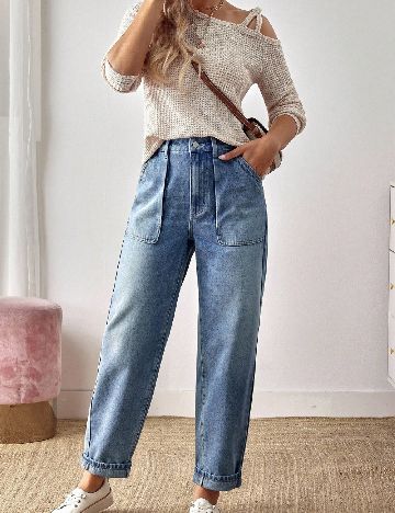 Blugi SHEIN, albastru