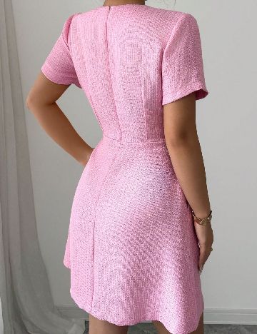 Rochie scurta SHEIN, roz
